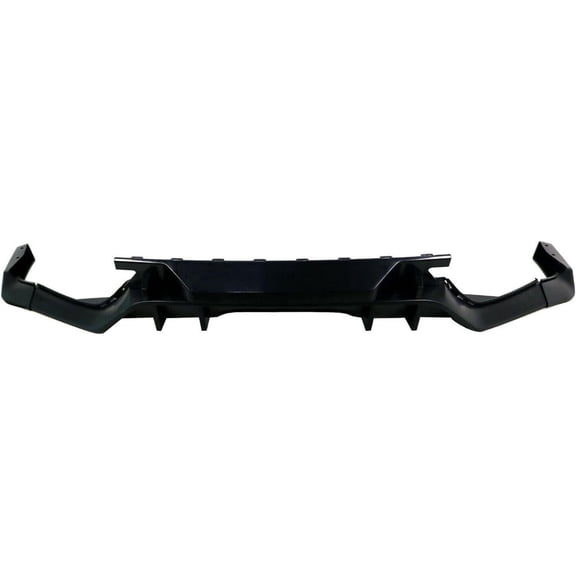 ECP-AUTOTEILE fit for 17-21 Civic Hatchback FK7 Sport .LX Sport Touring Car Rear Lower Chin Bumper Fin Effect Diffuser Kits Matte Black