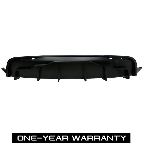 ECP-AUTOTEILE fit for 20-23 Model Y Electric|SUV Car Rear Bar Wide Fin Diffuser Matte Blackout Fast
