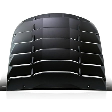 ECP-AUTOTEILE fit for 20-23 Model Y Evs Rear Car Window Quarter Louvers Sun-Shade Matte Black Finish
