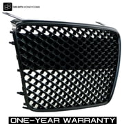 ECP-AUTOTEILE fit for 2007-2012 R8 GT 42 Gen1,MK1 V8 V10 Car K hlergrill Main Upper Grille Insert High-gloss Blacked Out Euro Hex Style
