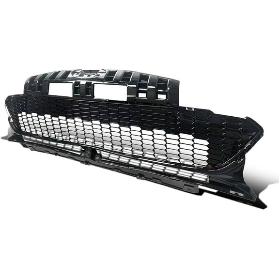 ECP-AUTOTEILE fit for 22-23 BRZ ZD8 Replacement Front Lower Bumper Honeycomb Grille Grill Gloss Black