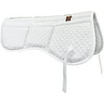 thumbnail image 1 of ECP Cotton Correction Contoured Half Saddle Pad - Memory Foam Pockets White, 1 of 5