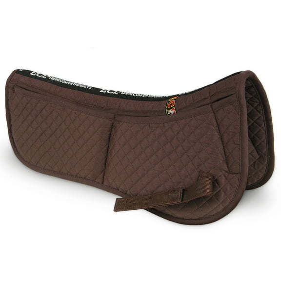 ECP Equine Comfort Products Correction Half Saddle Pad Brown