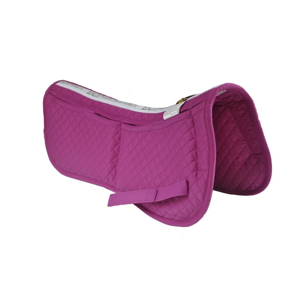 ECP Equine Comfort Products Correction Half Saddle Pad, Pink Rose