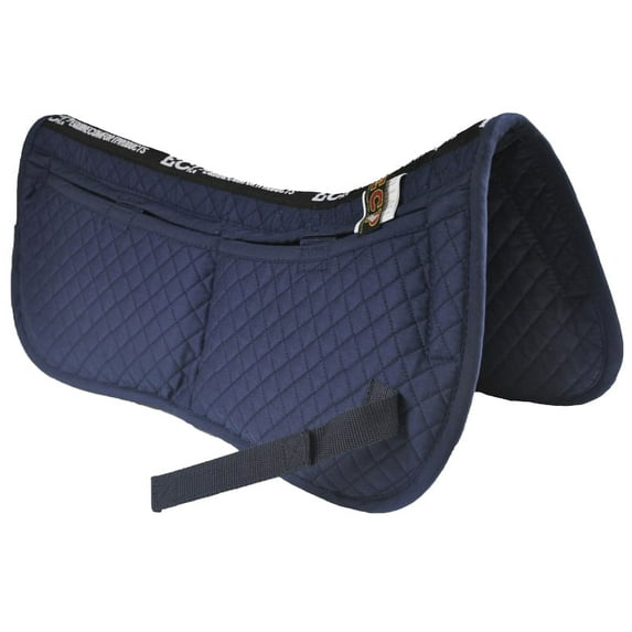 ECP Equine Comfort Products Correction Half Saddle Pad with Adjustable Memory Foam