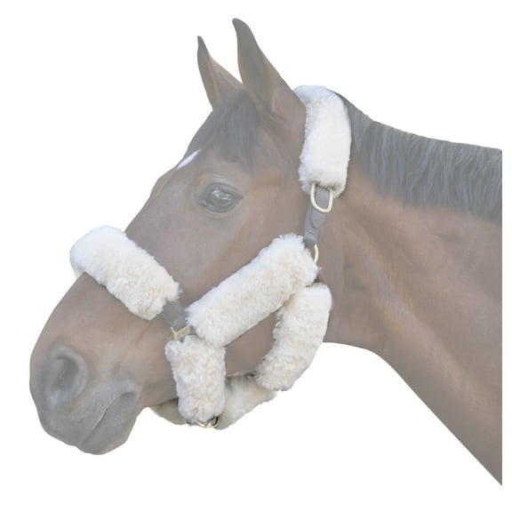 ECP Merino Sheepskin Halter Fleece Set, 9 Pieces White