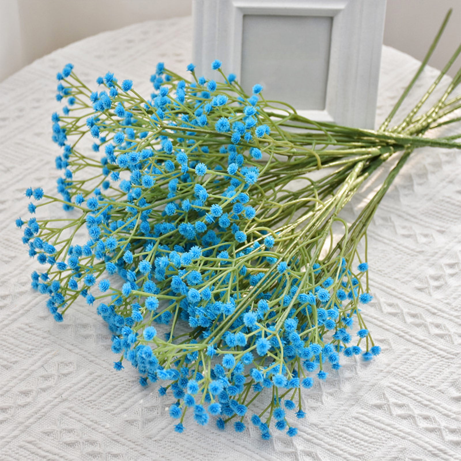 ECPECAD Save Big Artificial Baby Breath Flowers Fake Gypsophila Bouquets 1 Pcs Fake Real Touch