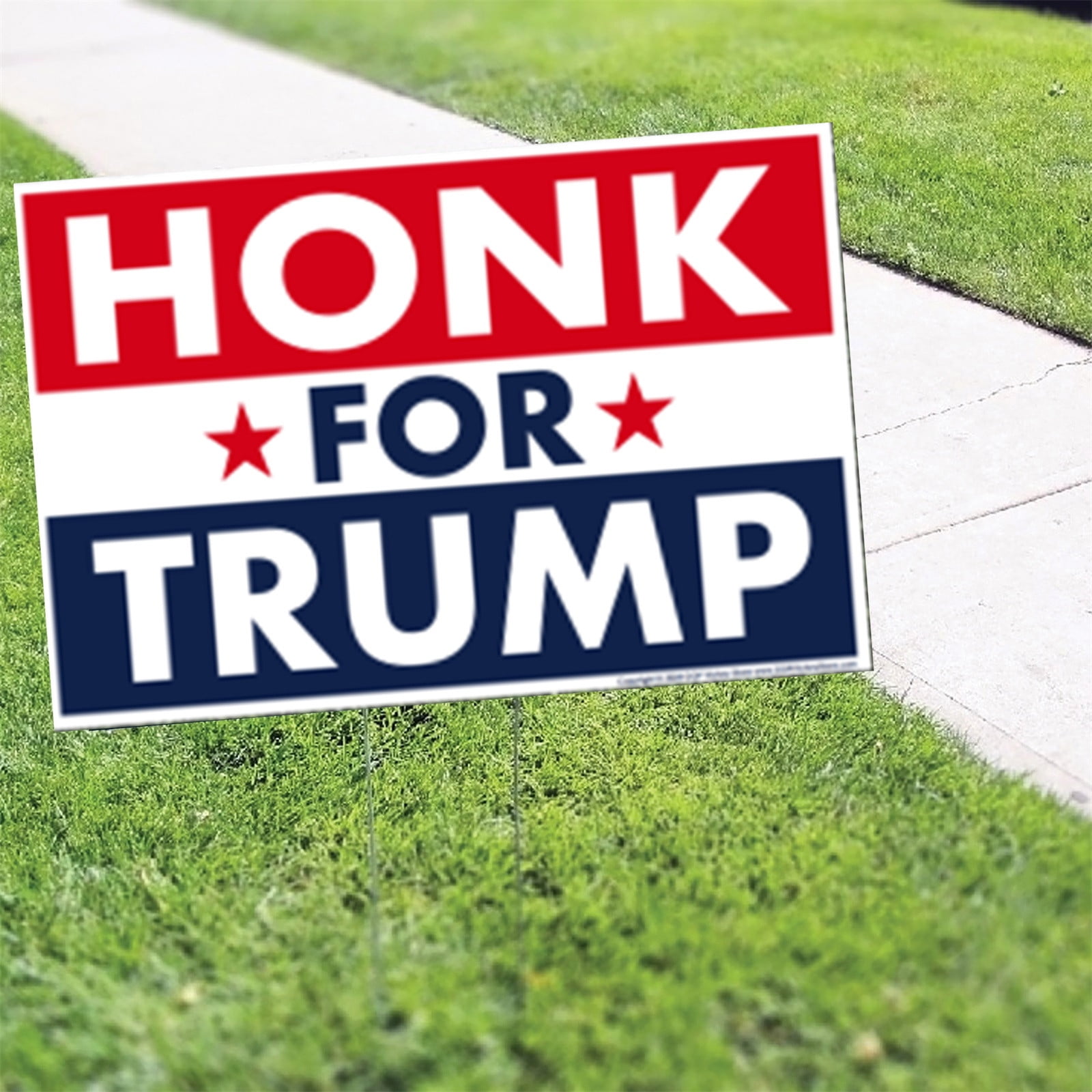 ECPECAD Trump 2024 2024 Yard Signs, Honking To Celebrate , 18 Inches X