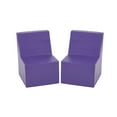 thumbnail image 1 of ECR4Kids Toddler Chairs 14-1/2"Wx20"Lx18"H 2/CT Purple 12707PU, 1 of 3