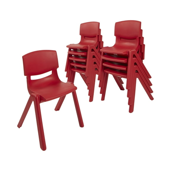 12in Plastic School Stack Chair