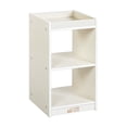 thumbnail image 1 of ECR4Kids 2-Cube Double-Sided Vertical Storage Organizer, Classroom Furniture, White Wash, 1 of 9