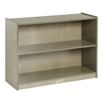 ECR4Kids 2-Shelf Mobile Storage Cabinet, Grey Wash