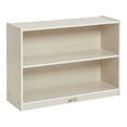 thumbnail image 1 of ECR4Kids 2-Shelf Mobile Single-Sided Storage Cabinet, Classroom Furniture, White Wash, 1 of 9