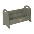 thumbnail image 1 of ECR4Kids 2-Shelf Tabletop Book Display with Handles, 24in, Beginner Bookshelf, Grey Wash, 1 of 9