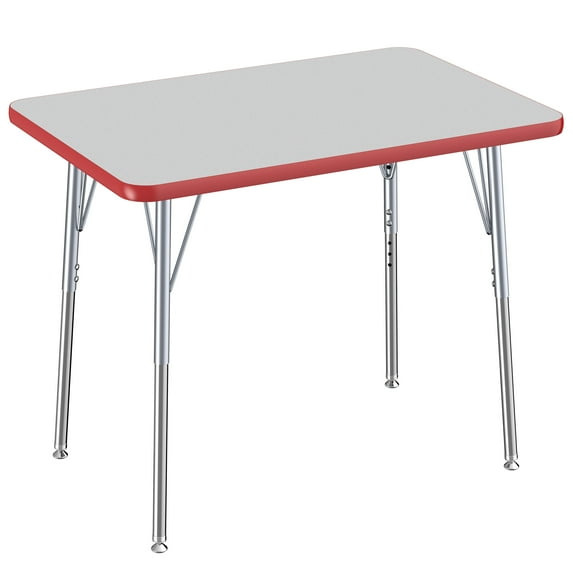 ECR4Kids 24"x36" Rectangular Contour Adjustable Activity Table
