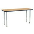 thumbnail image 1 of ECR4Kids 24"x60" Rectangular Thermo-Fused Activity Table w/ Super Leg, 1 of 2