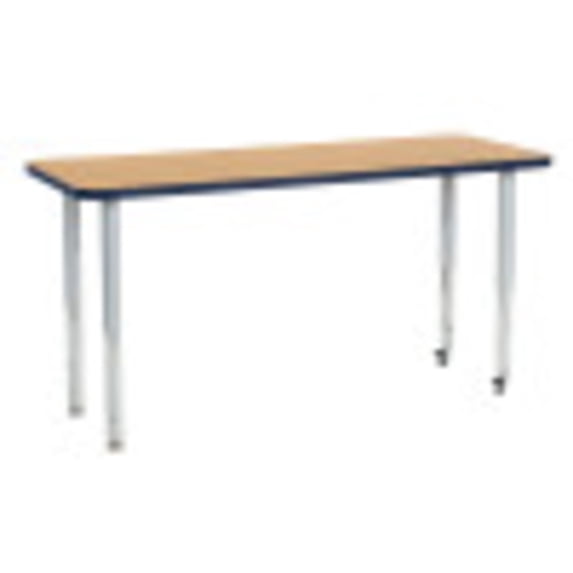 ECR4Kids 24"x60" Rectangular Thermo-Fused Activity Table w/ Super Leg