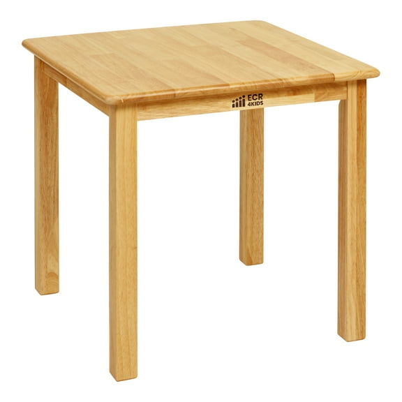 24in Square Hardwood Table with 22in Legs