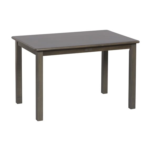 ECR4Kids 24in x 36in Rectangular Hardwood Table with 22in Legs, Childrens Furniture, Grey Wash
