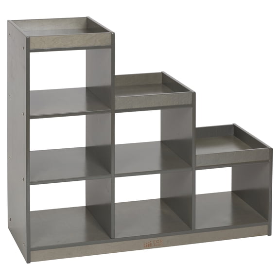 ECR4Kids 3-2-1 Cube Storage Cabinet, Grey Wash