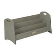 thumbnail image 1 of ECR4Kids 3-Shelf Floor Book Display with Handles, 36in, Children's Furniture, Grey Wash, 1 of 9