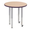 thumbnail image 1 of ECR4Kids 30" Round Contour Adjustable Table w/ Super Leg, 1 of 2