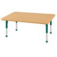 thumbnail image 1 of ECR4Kids 30" x 48" Rectangle Everyday T-Mold Adjustable Activity Table, Multiple Colors/Types, 1 of 2