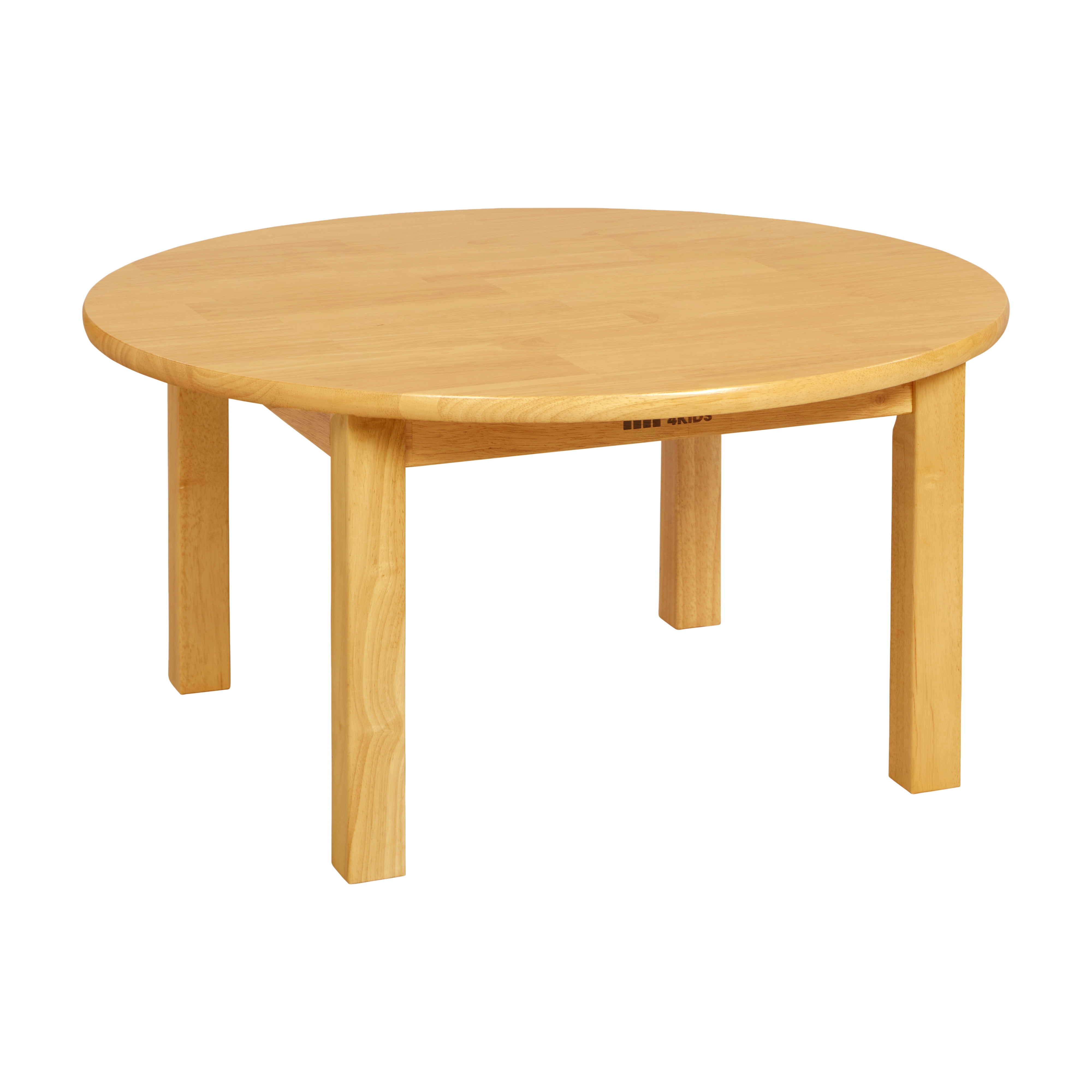 ECR4Kids 30in x 30in Round Hardwood Table with 14in Legs, Childrens ...