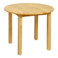 thumbnail image 1 of 30in D Round Hardwood Table with 22in Legs, 1 of 10