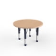 thumbnail image 1 of ECR4Kids 30in Round Everyday T-Mold Adjustable Activity Table Maple/Maple/Navy - Chunky Leg, 1 of 2