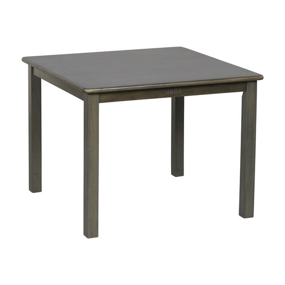 ECR4Kids 30in x 30in Square Hardwood Table with 22in Legs, Childrens Furniture, Grey Wash