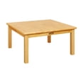 thumbnail image 1 of ECR4Kids 30in x 30in Square Hardwood Table with 14in Legs, Childrens Furniture, Honey, 1 of 9