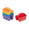 thumbnail image 1 of ECR4Kids 4-Compartment Small Plastic Caddy, Multipurpose Organization, Primary, 6-Pack, 1 of 9