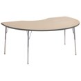 thumbnail image 1 of ECR4Kids 48" Kidney Contour Adjustable Activity Table, Maple/Grey, 1 of 2