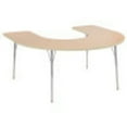 thumbnail image 1 of ECR4Kids 60"x66" Horseshoe Contour Adjustable ActivityTable, 1 of 2