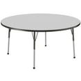 thumbnail image 1 of ECR4Kids 60in Round Everyday T-Mold Adjustable Activity Table Grey/Black - Standard Ball, 1 of 4