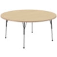 thumbnail image 1 of ECR4Kids 60in Round Everyday T-Mold Adjustable Activity Table Maple/Maple/Black - Standard Ball, 1 of 4