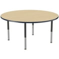 thumbnail image 1 of ECR4Kids 60in Round Premium Thermo-Fused Adjustable Activity Table Maple/Navy/Black - Super Leg, 1 of 8
