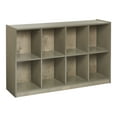 thumbnail image 1 of ECR4Kids 8-Compartment Mobile Backpack Storage Cabinet, Classroom Furniture, Grey Wash, 1 of 9