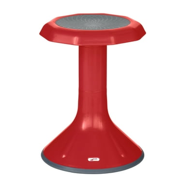 ECR4Kids ACE Active Core Engagement Wobble Stool, 18-Inch Seat Height, Red, 1