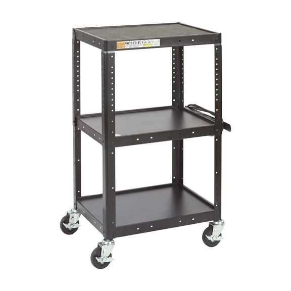 ECR4Kids AV Media Cart, Black