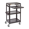 thumbnail image 1 of ECR4Kids AV Presentation Cart Stand, Black, 1 of 9