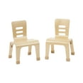 thumbnail image 1 of ECR4Kids Stackable Bentwood Chair, 10in Seat Height, Montessori Furniture, Natural, 2-Pack, 1 of 9
