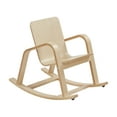 thumbnail image 1 of ECR4Kids Bentwood Reading Rocking Chair with Armrests, Montessori Furniture, Natural, 1 of 9