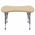 thumbnail image 1 of ECR4Kids Collaborative Bowtie Premium Thermo-Fused Adjustable Activity Table Maple/Maple/Navy - Toddler Ball, 1 of 4