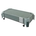 thumbnail image 1 of ECR4Kids Cozy Cot Trolley with Set of 6 Stacking Cozy Cots with Storage - Sage Green, 1 of 11