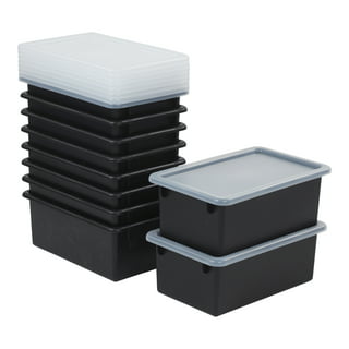 Flow Wall Small Black Plastic Storage Bins ( 5-Pack) FBS-HB210-5B - The  Home Depot