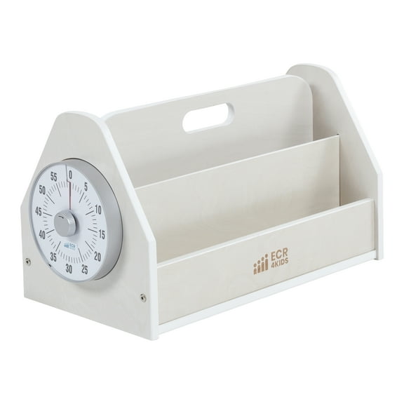 Double-Sided Book Caddy with Countdown Timer