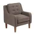 thumbnail image 1 of ECR4Kids Frankie Toddler Upholstered Arm Chair with Wooden Legs, Kids Furniture, Raisin, 1 of 9