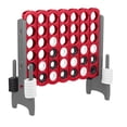 thumbnail image 1 of ECR4Kids Jumbo 4-To-Score Giant Game with 42 Rings and Reset Sliders, Outdoor Games, Red/Grey, 1 of 10